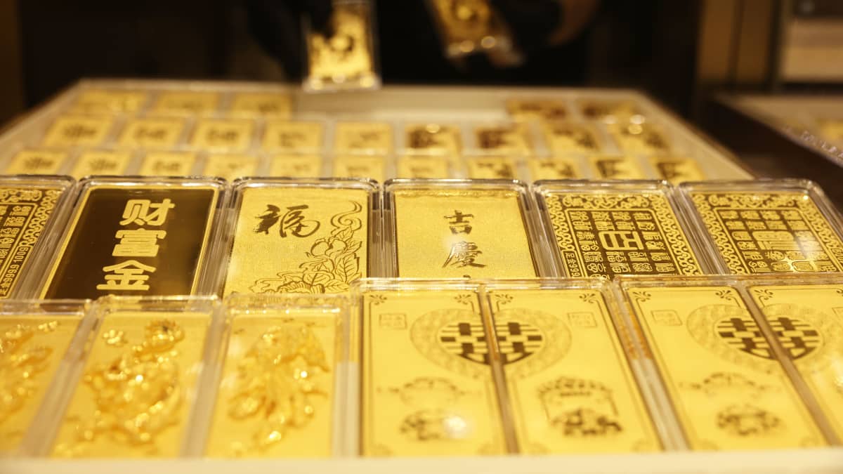 中国前八个月进口黄金逾千吨，超过上年全年